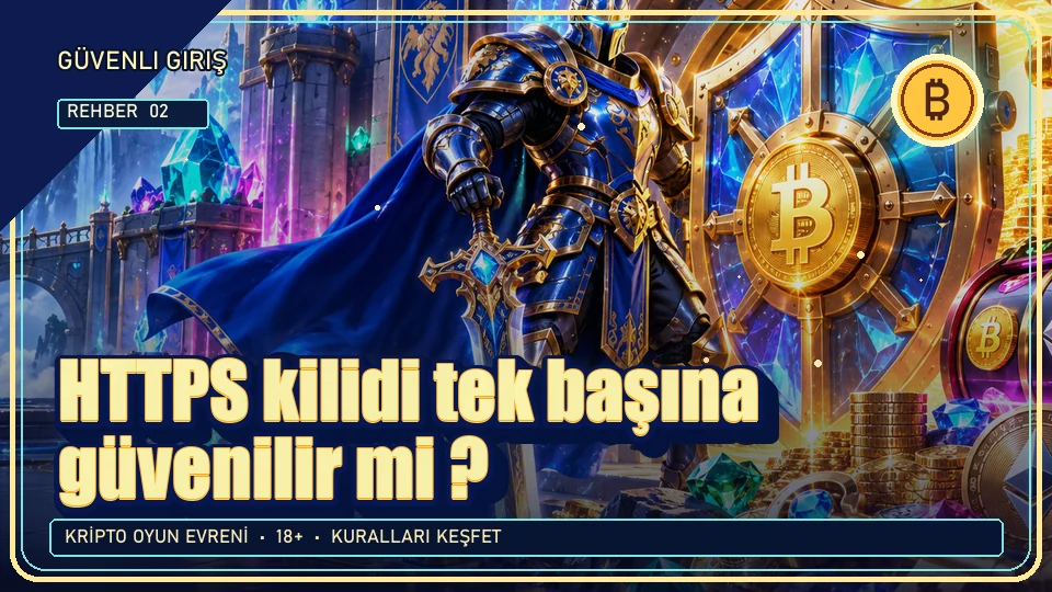 HTTPS kilidi tek başına güvenilir mi? için kripto temalı oyun kapağı