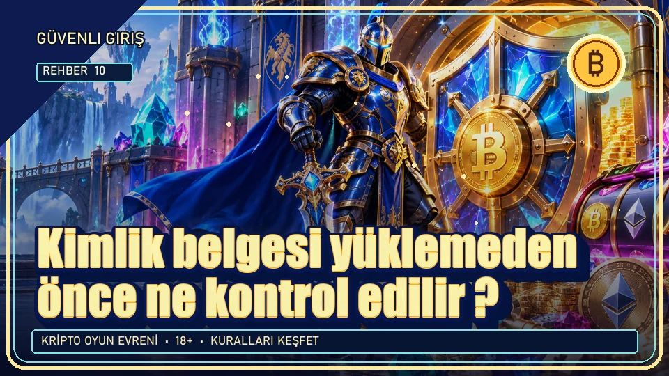 Kimlik belgesi yüklemeden önce ne kontrol edilir? için kripto temalı oyun kapağı