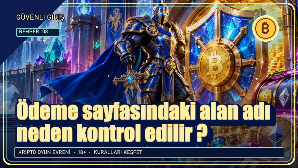 Ödeme sayfasındaki alan adı neden kontrol edilir? için kripto temalı oyun kapağı
